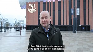 1.7K views · 28 reactions | Everton’s new stadium is already putting Liverpool on the map — and hosting UEFA EURO 2028 will take it to the next level! ⚽ We’re building a world-class, welcoming, and sustainable event that leaves a lasting legacy for our city and communities. The countdown is on! ⏳ #EURO2028 #Liverpool | Culture Liverpool | Facebook