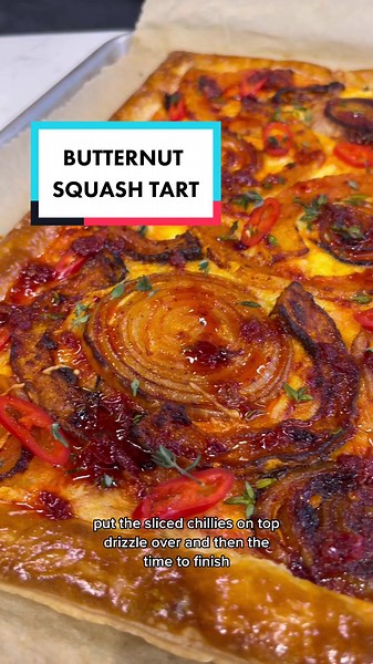 Butternut Squash and Harissa Tart Recipe
