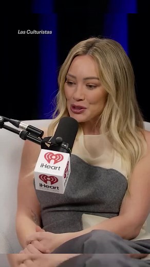 Hilary Duff shares that she received a message from her ex-boyfriend Aaron Carter during a psychic reading after he died. More from her interview is at the link in bio. (🎥: Las Culturistas)