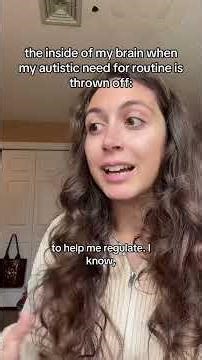 The autistic need for routine is so annoying 😭