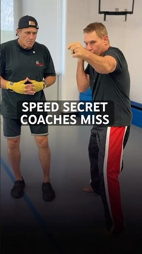 Secret to Speed Punch Coaches Miss #boxing #martialarts