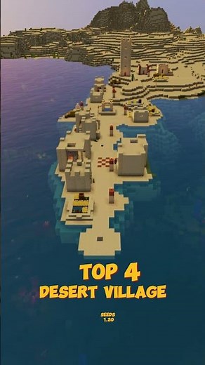 TOP 4 AMAZING DESERT VILLAGE SEEDS MINECRAFT 1.20