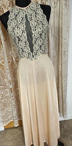 Vintage Ivory Satin Lace Nightgown - Etsy