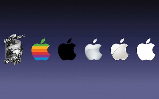 苹果logo进化史，你喜欢哪一个？