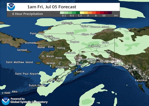 🌧 Rain is on the way for Southern AK! 1st round moves through Thursday (July 4 🇺🇸), with heavier rain expected for Southwest. Much lighter rain is expected for Southcentral. 2nd round arrives Friday night through Saturday, mostly for Southcentral. Rain will be heavier and of longer duration than the rain on Thursday. | US National Weather Service Anchorage Alaska