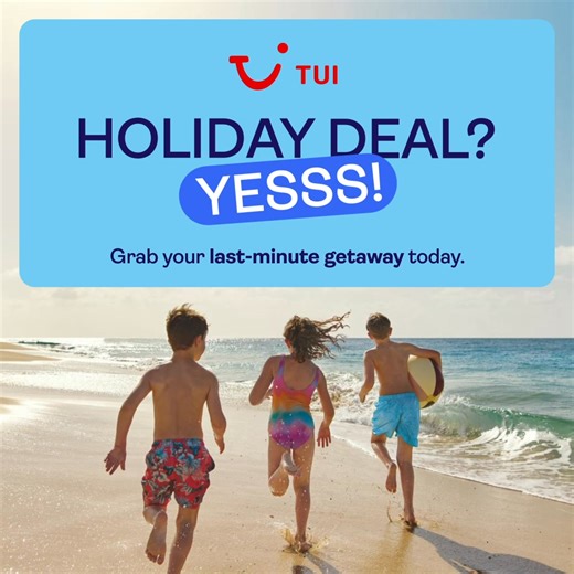 Flights, accommodation, transfers, luggage & 24/7 support included* ✈️ | TUI Ireland