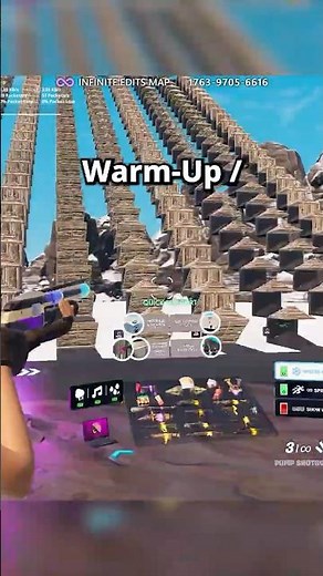 INFINITE Edits - BEST Edit Map! #fortnite #fortniteshorts #fortnitemap