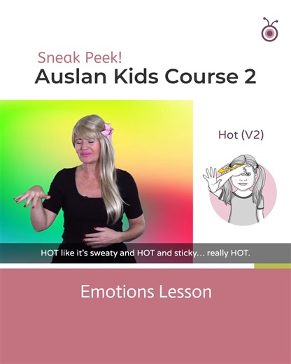 Take a look at this sneak peek from our Auslan Kids Course 2 Program: Emotion Video Lesson 2 Join the waitlist for our Auslan Kids Course 2 program. An adventure awaits you! https://sign.lisamillsonline.com/auslan-online-made-easy-course-2-for-kids-squeeze-page-waitlist/ | Auslan Online