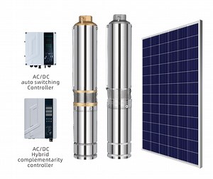[Hot Item] AC DC Solar Deep Well Submersible Borehole Water Pump with MPPT Controller