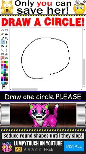 Lumpy on Instagram: "anyone else seeing this weird mobile game ad everywhere? #drawing #art #gaming #memes #retro #game #games #lumpytouch #pixelart #sprites #mobile #instaart #drawings #digitalart #animation #scary #creepy #series #cartoon"