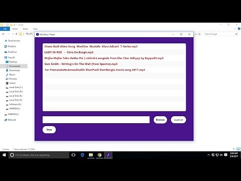 Making A Simple Music Player JavaFX Netbeans