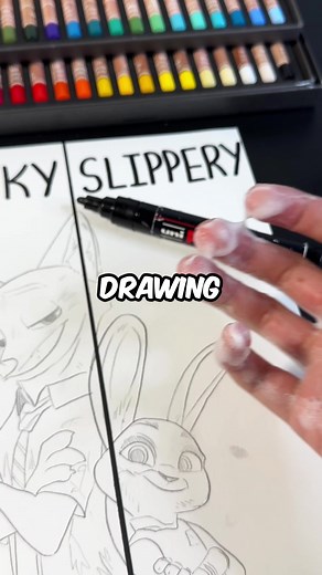 Zootopia Part 2: Sticky vs Slippery Drawing Showdown