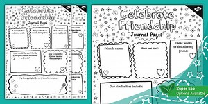 Celebrate Friendship Journal Pages