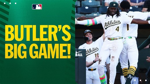 Butler dispara par de jonrones 