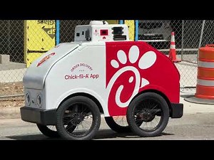 Autonomous Chick-Fil-A Delivery Electric Vehicle