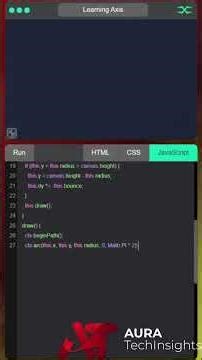 👉 🤯 Gravity Balls Animation with HTML CSS JavaScript Satisfying UI 🔥 #shorts #viralshort #trending