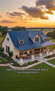 407K views · 7.5K reactions | Tour a Stunning Modern Farmhouse朗 | Barndominium Gallery | Facebook