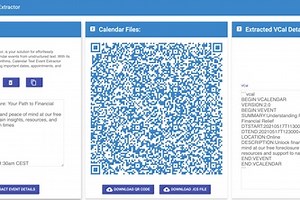 CalendarText Extractor