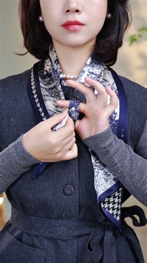Elegant Scarf Styling Hack Part 2 🎀 스카프 이쁘게 매는법 #ScarfStyling #ClassyStyle#데일리룩 #FashionHacks #Part2