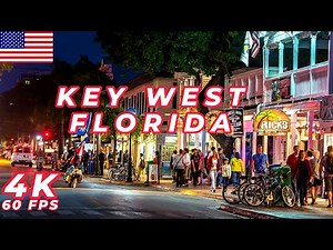 Nightlife in Key West Florida: Duval Street Adventure 4K