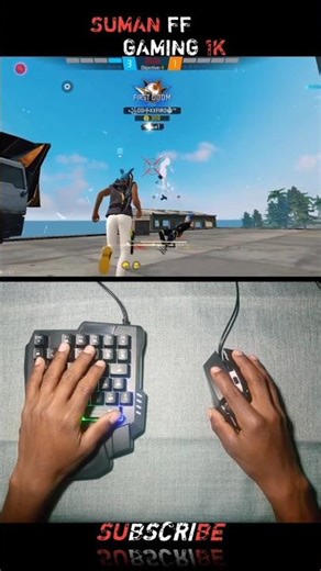 How to play free fire with keyboard mouse in mobile | ⌨️ 🖱📱 full setup without app no activation