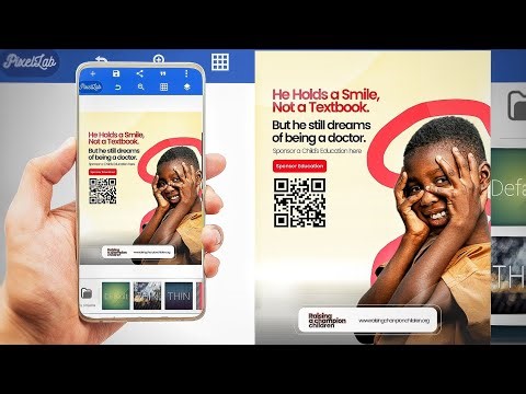 Create An Easiest Social Media Flyer Design In Pixellab || Smartphone Graphic Design