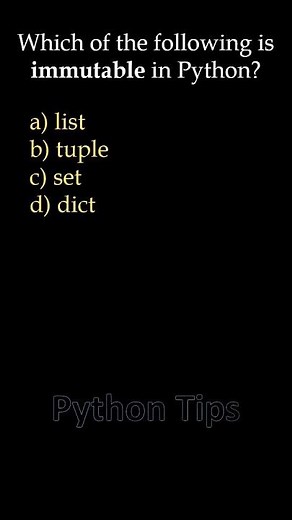 Python Q&A series(Q8) | Python Interview Prep #shorts