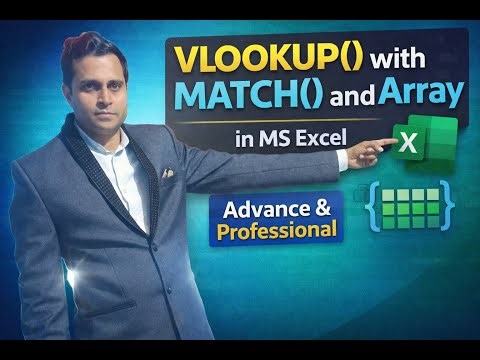 VLOOKUP WITH MATCH ARRAY