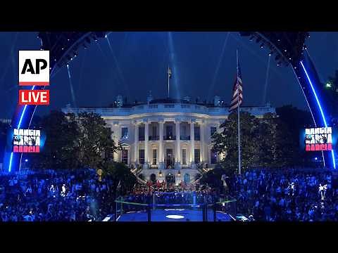LIVE: Trump watches UFC Freedom 250 fight at the White House