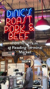 The sounds of Reading Terminal Market in the morning 🎵😌 Read more about why this nationally recognized and historic market beneath the former Reading Railroad train shed is the Philly region in a delicious nutshell at Inquirer.com/76. 📹 by Esra Erol / Staff | Philadelphia Inquirer