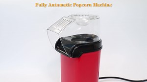 Hot Air Fast Popcorn Maker Electric Airpop Popcorn Popper Fully Automatic Popcorn Machine Large With Measuring Spoon for Home