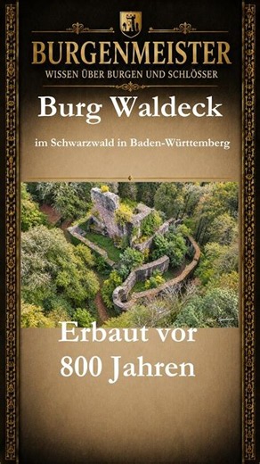 Burg Waldeck in Baden Württemberg erbaut vor 800 Jahren #burgen #history #geschichte #castle