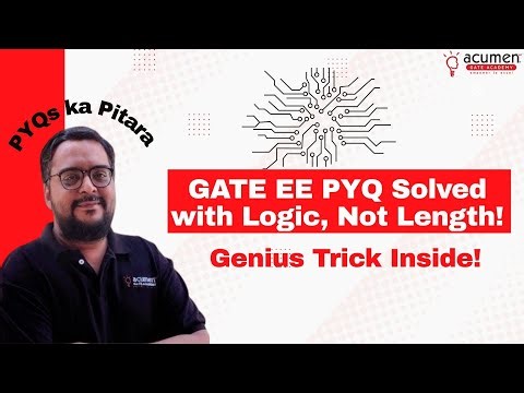 GATE EE PYQ Solved with a New Trick! | Analog Electronics | Op Amp