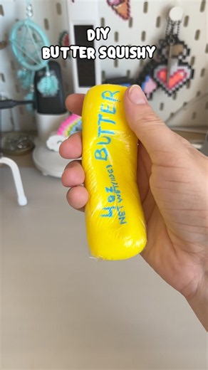 I Made a Butter Squishy From 3 Ingredients! #diysquishy #squishy #squishies