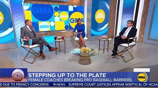 With more women baseball coaches on the field and behind the scenes than ever before...I had the opportunity to speak with a few of them about stepping up to the plate. | Robin Roberts
