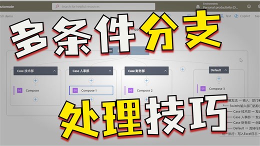 Power automate的Switch操作