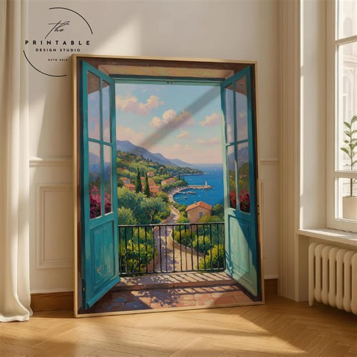 Open Window Henri Matisse Print, Henri Matisse Style Fauvism Painting, Modern Exhibition Print, Patio Doors Italy Mediterranean, Lake Como - Etsy Australia