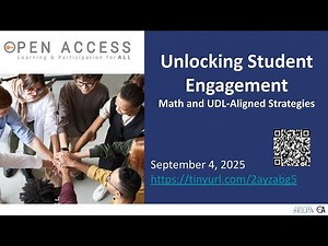 Unlocking Student Engagement: Math and UDL-Aligned Strategies: Session One