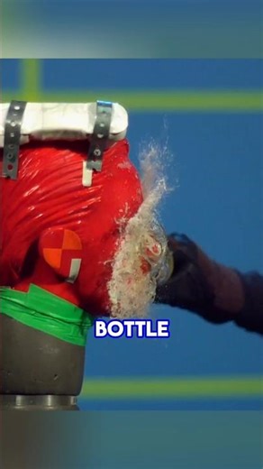 Full vs Empty Bottle… Which Is More Dangerous? 😳#usa #science #mythbusters