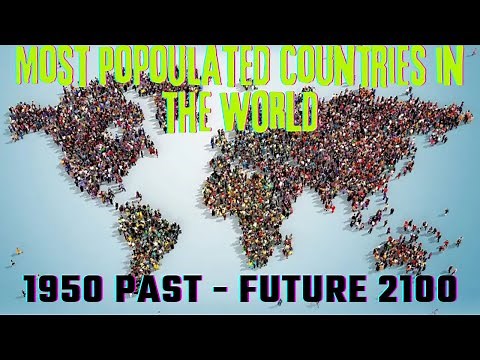Past, Present, and Future, The Evolution of Populations: Most Populated Countries 1950-2100
