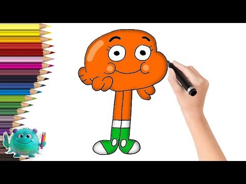 How to Draw Darwin Watterson 🐟✏️😊