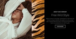 Fabric material texture - CSS Template by Nicepage