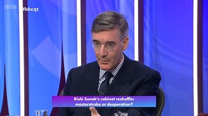 “I think it was a mistake to sack Suella, because she was saying things that are very important” The Conservatives’ Jacob Rees-Mogg says he doesn't agree with the prime minister’s decision to fire Suella Braverman | BBC Question Time