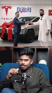 ₹3 Crore Sanjay Dutt Tesla Cyber truck #tesla #dubai #car