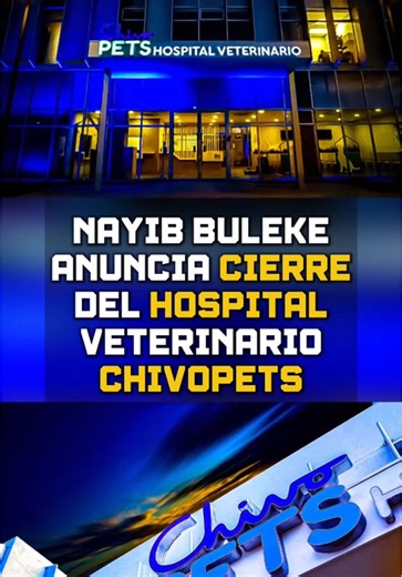 Cierre del Hospital Veterinario MAA en El Salvador