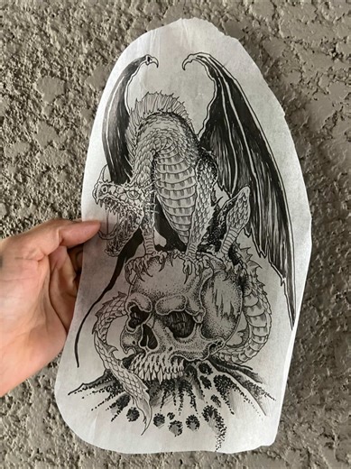 Dragons Tattoo Art in Dallas by J.C.