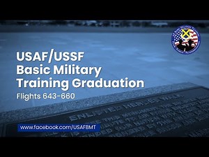 USAF/USSF Basic Military Training Graduation Ceremony Flights 643-660 -- October 17, 2024