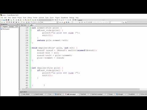 Structure de données Pile - Implémentation avec liste simplement chainée