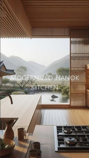 K-Room Recommended Kitchen Interior: Modern Aesthetic Added to Improved Hanok Kitchen Interior