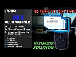 AMTIFO W4 OBD2 Scanner: Everything You Need to Know |